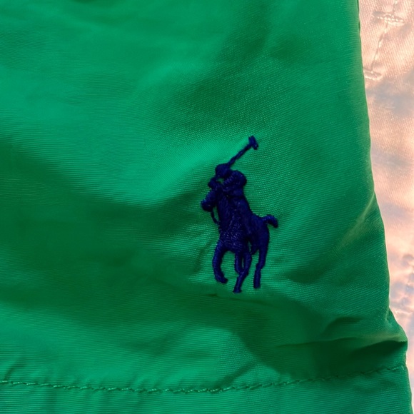 COPY - Polo Ralph Lauren swim trunks in Kelly green fully lined, size M - Picture 2 of 3